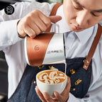 Pichel espumador 450ml zeroHero con funda decuero Arte Latte