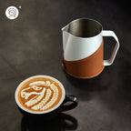 Pichel espumador 450ml zeroHero con funda decuero Arte Latte